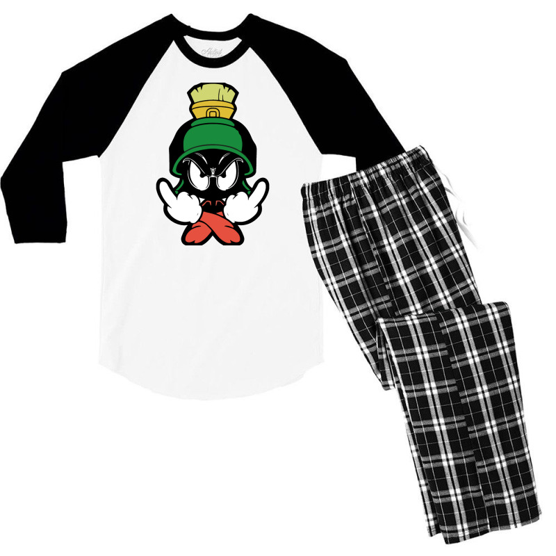 Marvin The Martian Men's 3/4 Sleeve Pajama Set | Artistshot