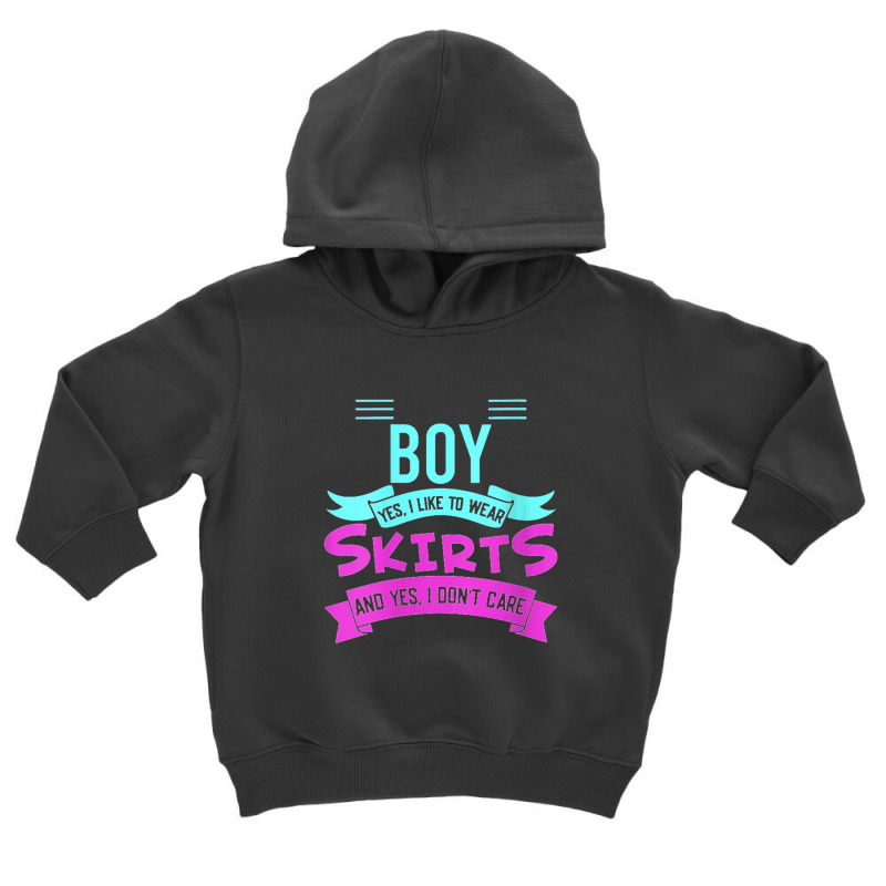 Womens Yes, I'm A Boy Yes, I Like Wear Skirts Femboy Anime Japanese V Toddler Hoodie | Artistshot