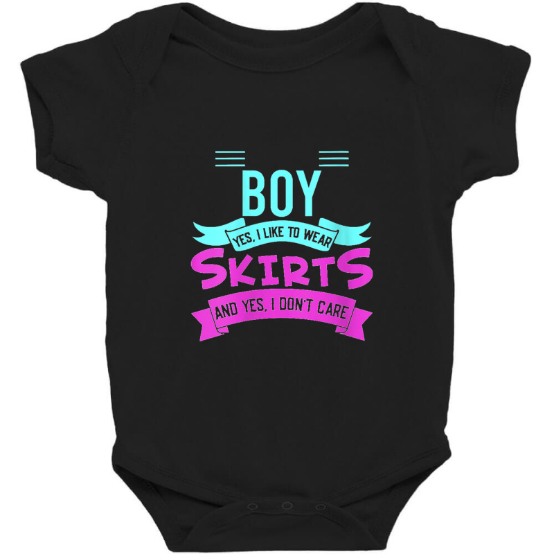 Womens Yes, I'm A Boy Yes, I Like Wear Skirts Femboy Anime Japanese V Baby Bodysuit | Artistshot