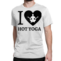 Teal I Love Hot Yoga Heart Sukhasana Raglan Baseball Tee Classic T-shirt | Artistshot