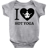 Teal I Love Hot Yoga Heart Sukhasana Raglan Baseball Tee Baby Bodysuit | Artistshot