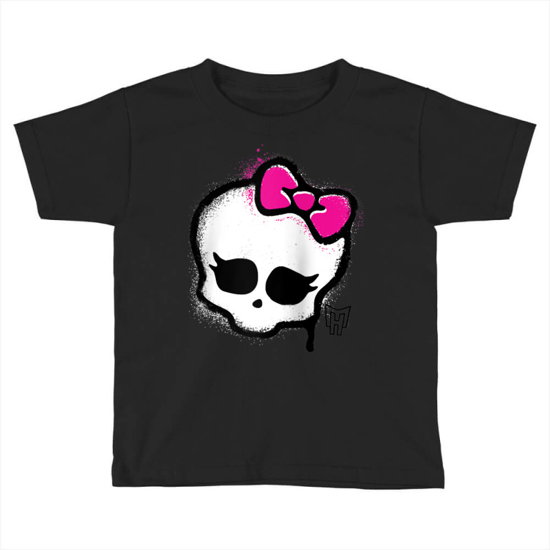 Monster High   Graffiti Skull Raglan Baseball Tee Toddler T-shirt by cm-arts | Artistshot