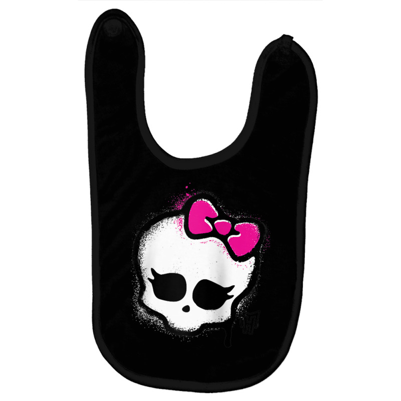 Monster High   Graffiti Skull Raglan Baseball Tee Baby Bibs by cm-arts | Artistshot