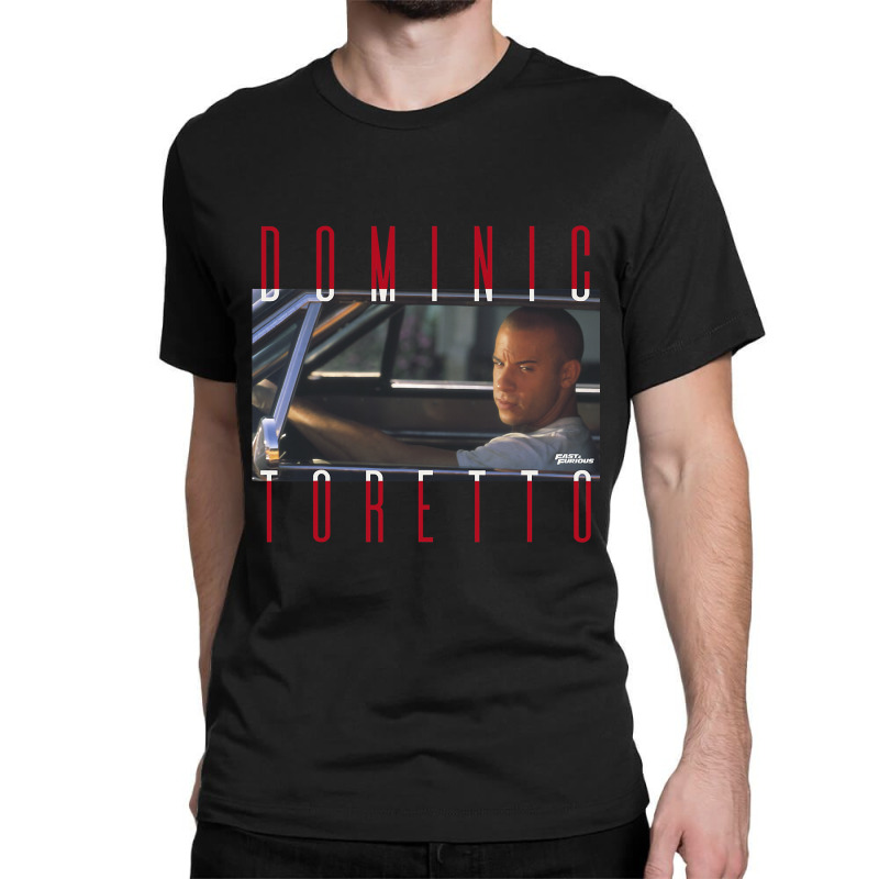 Fast & Furious Dominic Toretto Photo Word Stack Classic T-shirt by cm-arts | Artistshot