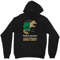 Anatomy Raccoon Unisex Hoodie | Artistshot