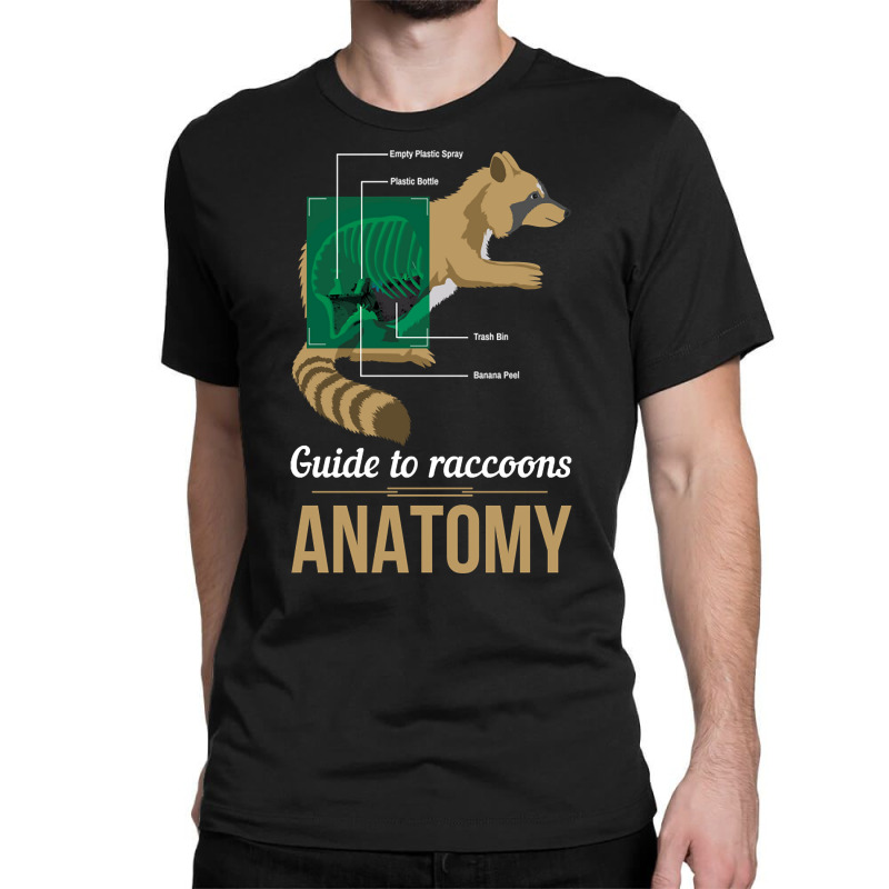 Anatomy Raccoon Classic T-shirt by Kenlofu52 | Artistshot