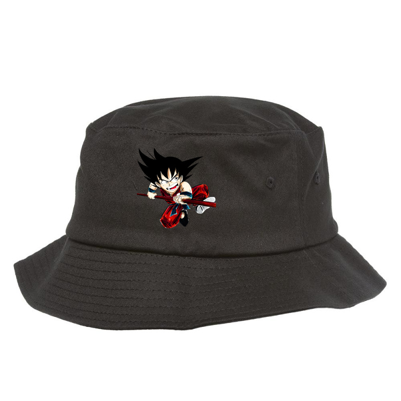 Kakarot Son Goku The Earth Saiyan In Dragonball Bucket Hat by laughingtuy | Artistshot