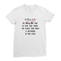 Thank You People Ladies Fitted T-shirt | Artistshot