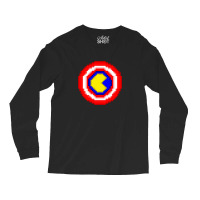 American Pacman Shield Long Sleeve Shirts | Artistshot