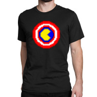 American Pacman Shield Classic T-shirt | Artistshot