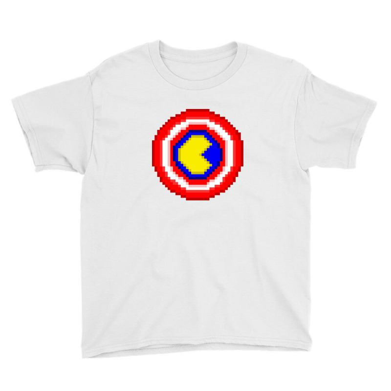 American Pacman Shield Youth Tee by antorbesar | Artistshot