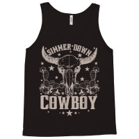 Simmer Down Cowboy Cowgirl Tank Top | Artistshot