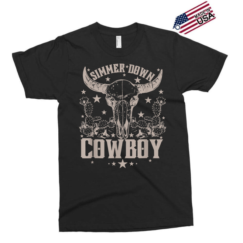 Simmer Down Cowboy Cowgirl Exclusive T-shirt | Artistshot