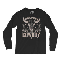 Simmer Down Cowboy Cowgirl Long Sleeve Shirts | Artistshot