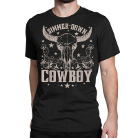 Simmer Down Cowboy Cowgirl Classic T-shirt | Artistshot