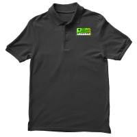 Retro Green Keyboard Synthesiser - Glitchy Mix Men's Polo Shirt | Artistshot