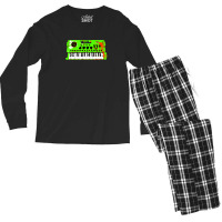 Retro Green Keyboard Synthesiser - Glitchy Mix Men's Long Sleeve Pajama Set | Artistshot