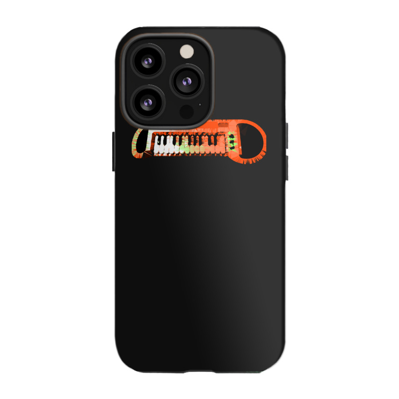 Retro Red Keyboard Synthesiser - Glitchy Mix Iphone 13 Pro Case | Artistshot