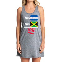 Honduran Plus Jamaican Heritage Mix Flag Premium T Shirt Tank Dress | Artistshot