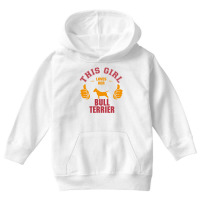 This Girl Loves Her Bull Terrier Youth Hoodie | Artistshot