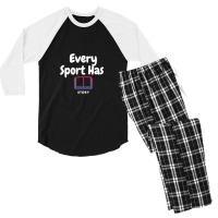 Every Sport Has A Story (story Book) Men's 3/4 Sleeve Pajama Set | Artistshot