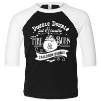 Double Toil And Trouble Shakespeare Macbeth Witch Halloween Toddler 3/4 Sleeve Tee | Artistshot