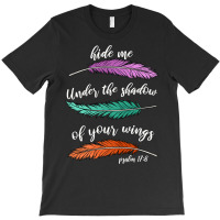 Cute Feather Christian Gift Product Jesus Religious God Design T-shirt | Artistshot