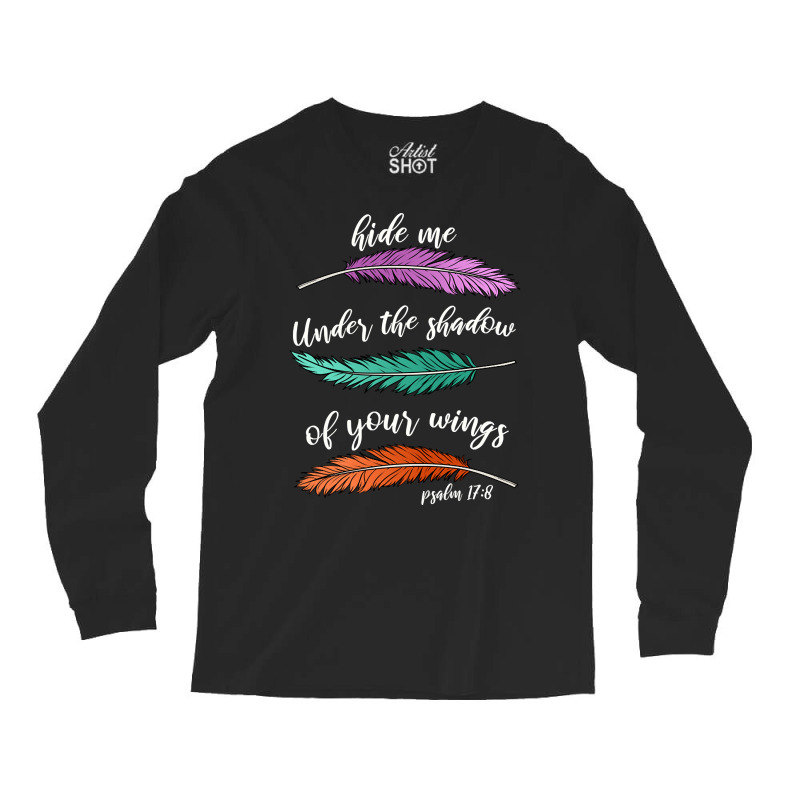 Cute Feather Christian Gift Product Jesus Religious God Design Long Sleeve Shirts | Artistshot