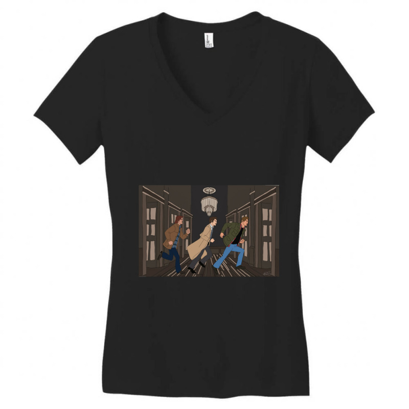 Scoobynatural Gang Women's V-Neck T-Shirt by cm-arts | Artistshot