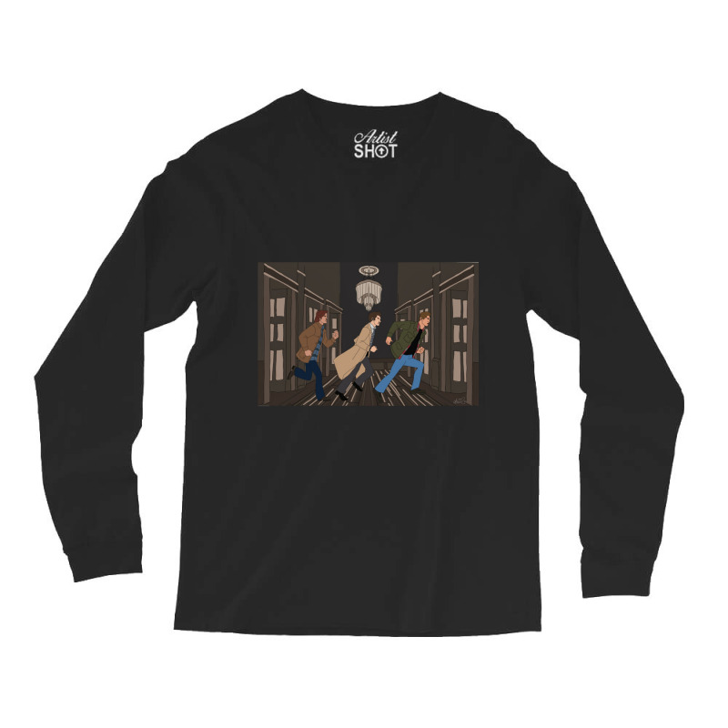 Scoobynatural Gang Long Sleeve Shirts by cm-arts | Artistshot