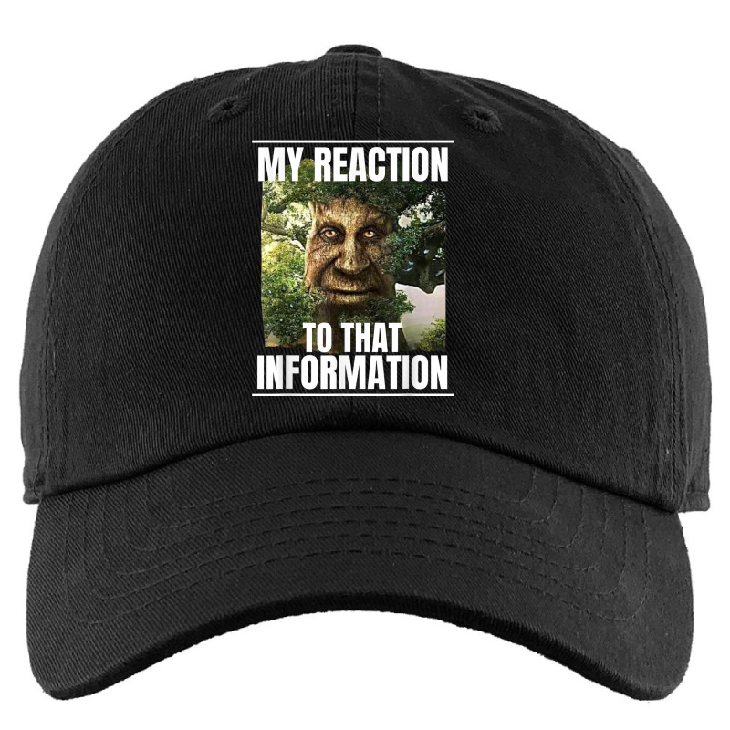 Mens My Reaction To That Information Wise Mystical Oak Tree Meme Kids Cap by Fashzilla | Artistshot