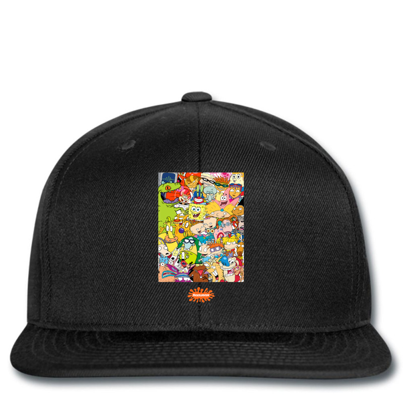 Group Shot Center Square All 90s Characters Printed hat by cm-arts | Artistshot