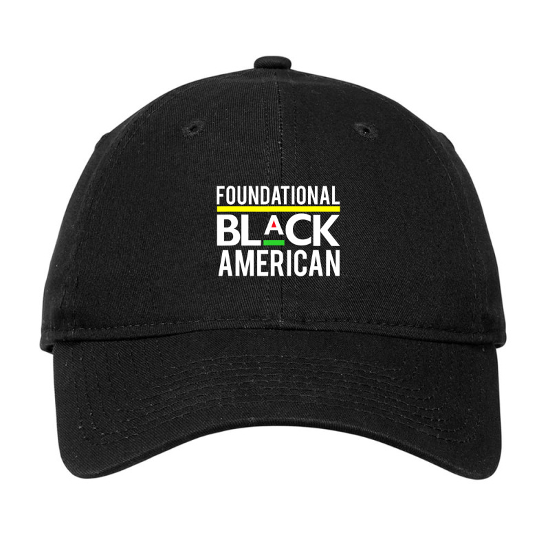 Foundational Black American Adjustable Cap by cm-arts | Artistshot