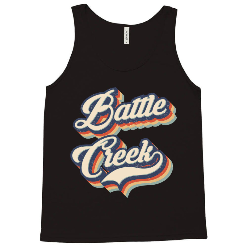 I Love Battle Creek City Usa Retro Vintage Tank Top by HydraAntBoxing | Artistshot