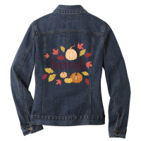 Harvest Time! Ladies Denim Jacket | Artistshot