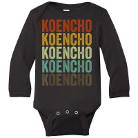 Koencho Japan Japanese City Long Sleeve Baby Bodysuit | Artistshot