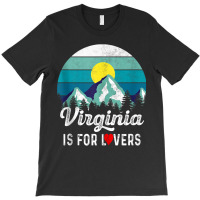 Vintage Virginia Is For The Lovers For Men, Women Tank Top T-shirt | Artistshot