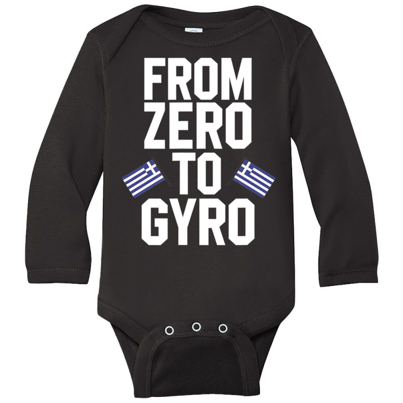 From Zero To Gyro Long Sleeve Baby Bodysuit by cm-arts | Artistshot