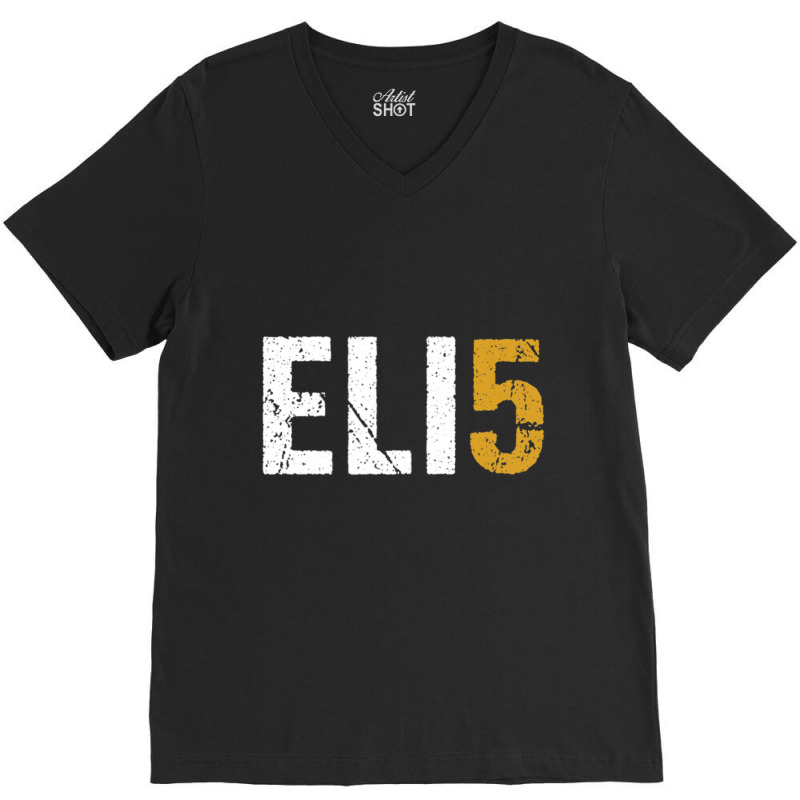 Eli5 Explain Like I'm Five Distressed Vintage Style V-neck Tee | Artistshot