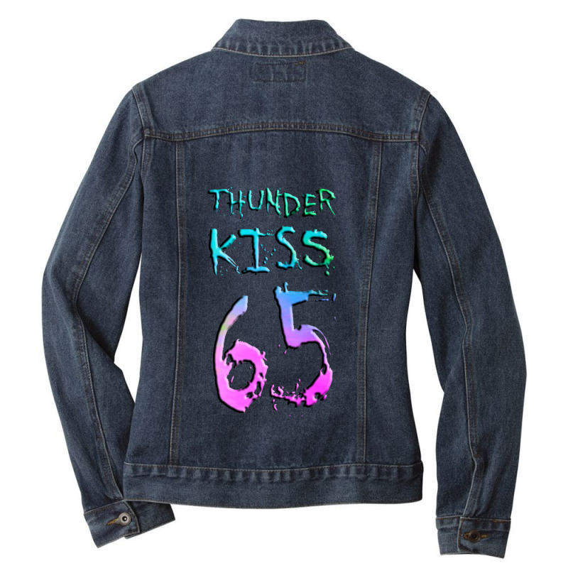 Thunder Kiss 65 Ladies Denim Jacket by cm-arts | Artistshot