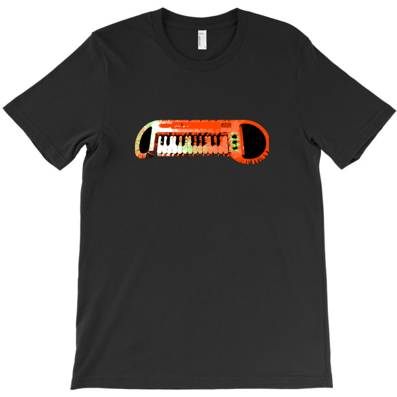 Retro Red Keyboard Synthesiser - Glitchy Mix T-shirt | Artistshot