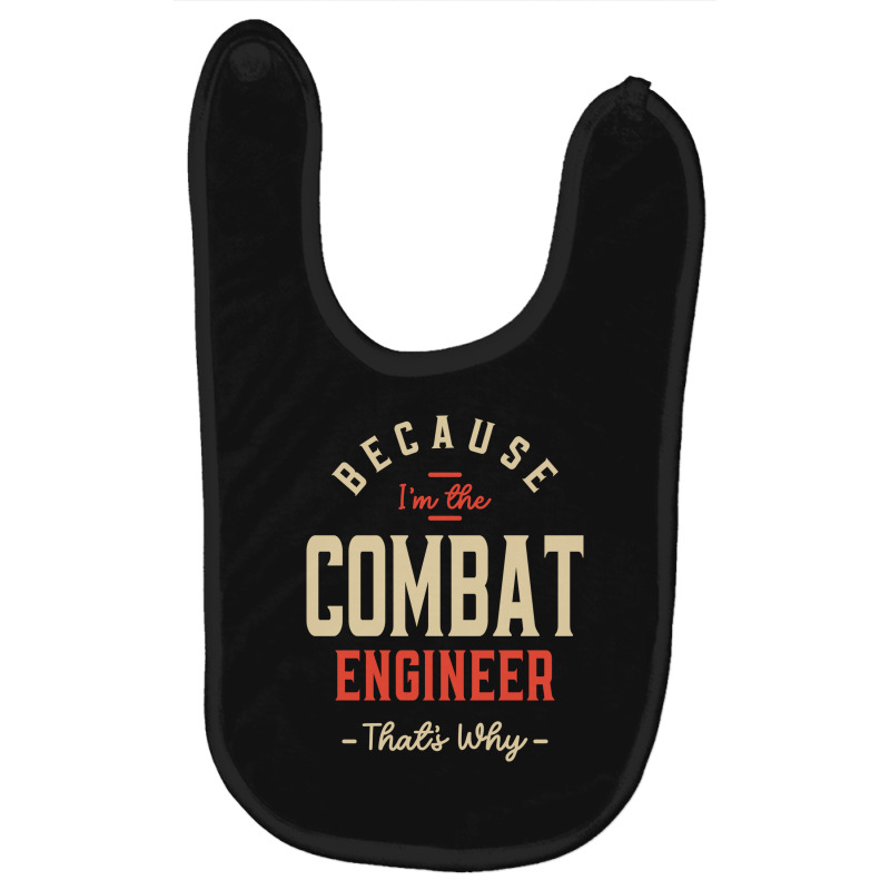 Combat Engineer Job Occupation Birthday Worker Baby Bibs by cidolopez | Artistshot