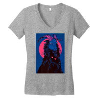 Occult Gothic Dark Satanic Unholy Witchcraft Grunge Emo Goth Premium T Women's V-neck T-shirt | Artistshot