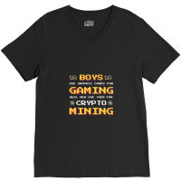 Gaming Crypto Mining 1 V-neck Tee | Artistshot