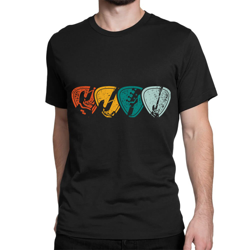 Bassist Guitar Pick Bass Guitarist Classic T-shirt by Kandurip541 | Artistshot