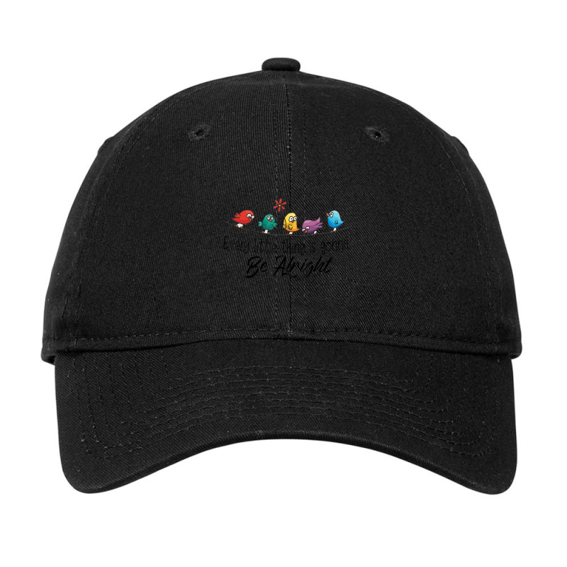 Every Little Thing Is Gonna Be Alright Hippie Gif Adjustable Cap by cm-arts | Artistshot