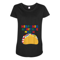 Hispanic Heritage Month Funny Tacos Latin American Countries Maternity Scoop Neck T-shirt | Artistshot