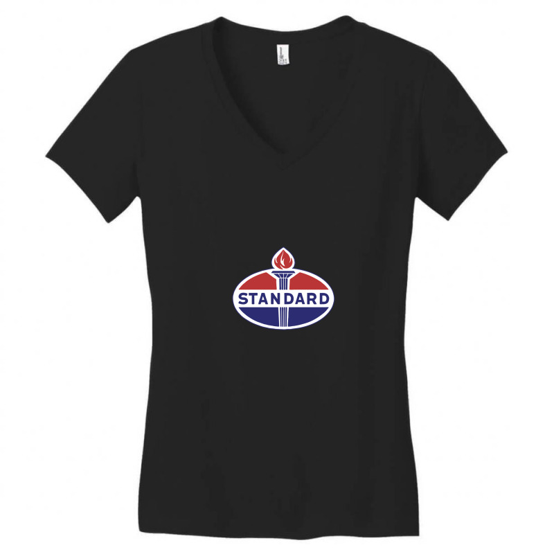 Company Standard Oil 1 Women's V-Neck T-Shirt by SusanCartrette | Artistshot