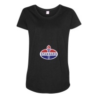 Company Standard Oil 1 Maternity Scoop Neck T-shirt | Artistshot