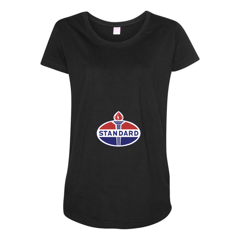 Company Standard Oil 1 Maternity Scoop Neck T-shirt by SusanCartrette | Artistshot